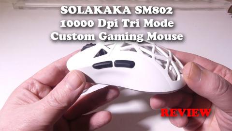 SOLAKAKA SM802 Hot Swap Tri Mode Custom Gaming Mouse REVIEW