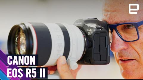 Canon EOS R5 II hands-on: 30fps shooting speeds and 8K 60p video