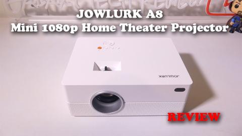 JOWLURK A8 Mini 1080p Home Theater Projector REVIEW