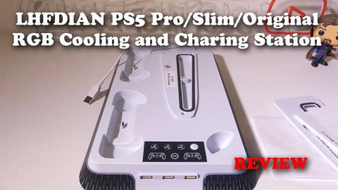 LHFDIAN PS5 RGB Cooling and Charing Station REVIEW