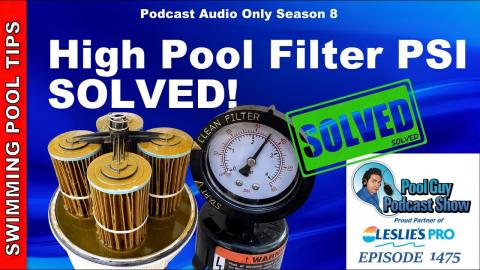 High Swimming Pool Filter PSI Solved!