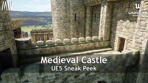 Unreal Engine 5 - MAWI - Medieval Castle #unrealengine #UE5 #gamedev