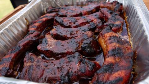 Party-Style Ribs with Pumpkin-Bourbon BBQ Sauce | Bark & Bite with Black Dog BBQ | Charbroil®