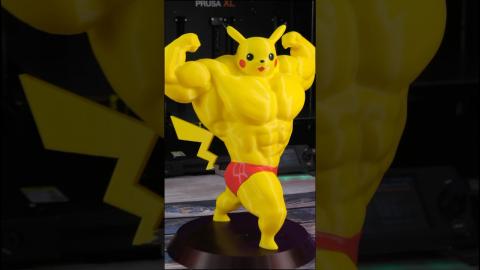 Ultra Swole Pikachu | Cyenyee | 3D Printing Ideas