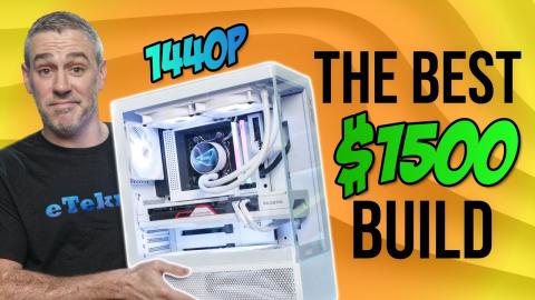 $1500 Gaming PC Build 2025! [Ryzen 5 7600X & RX 7700 XT | Build & Benchmarks]