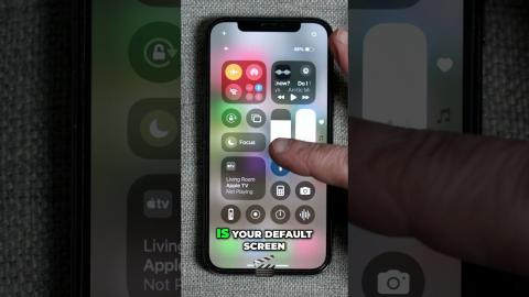 IOS 18 control centre