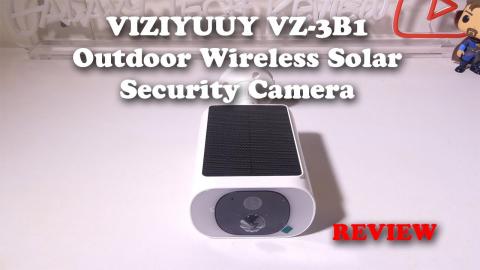 VIZIYUUY VZ-3B1 Outdoor Wireless Solar Security Camera REVIEW