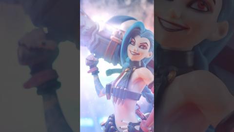 Jinx Statue from Arcane