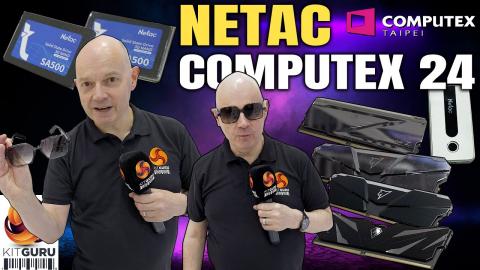 Computex 2024: NETAC - Leo and AUDIO Sunglasses (with SSDs & Memory)